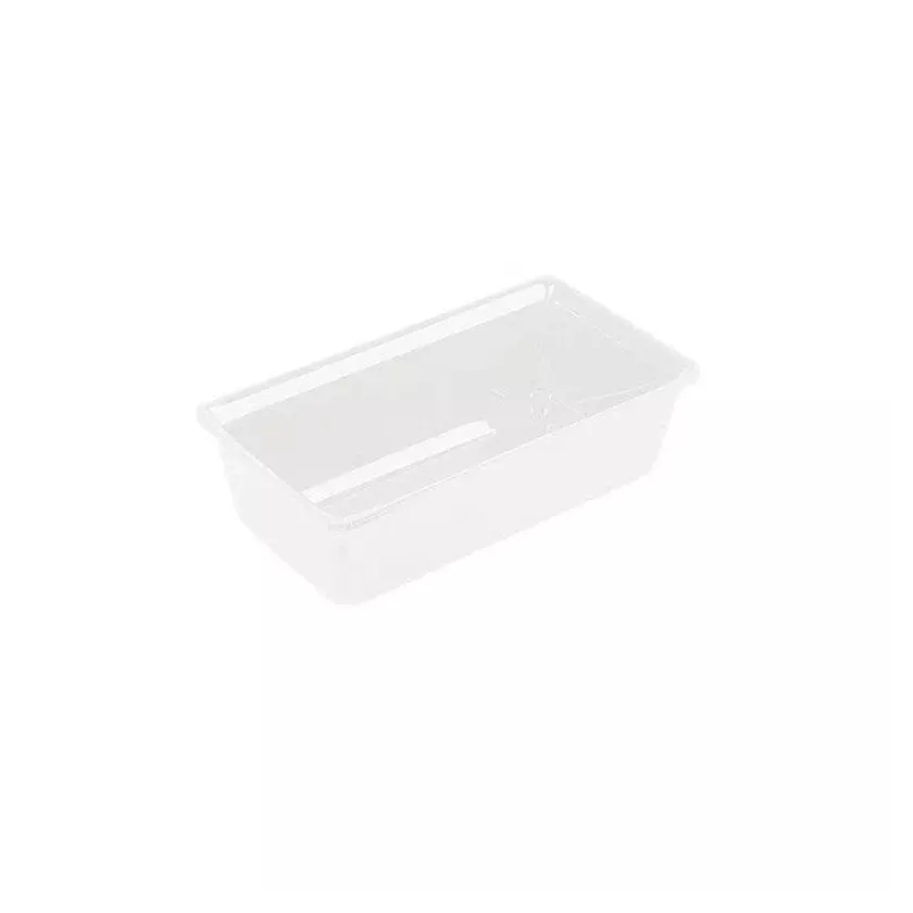 Saladier rectangulaire plexi blanc 270x145x80mm 1,5L