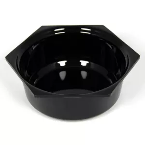 Saladier rond plexi noir 245x85mm