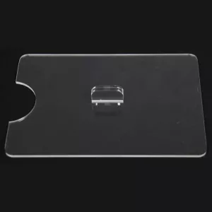 Couvercle saladier rectangle plexi 235x120mm