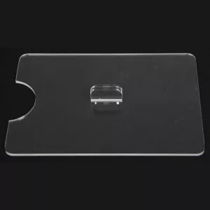 Couvercle saladier rectangle plexi 235x165mm