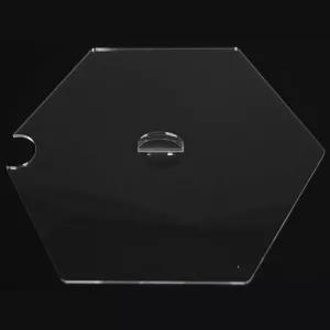 Couvercle saladier hexagonal plexi 310mm