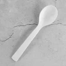 Cuiller salade petite blanc Plexi 24cm