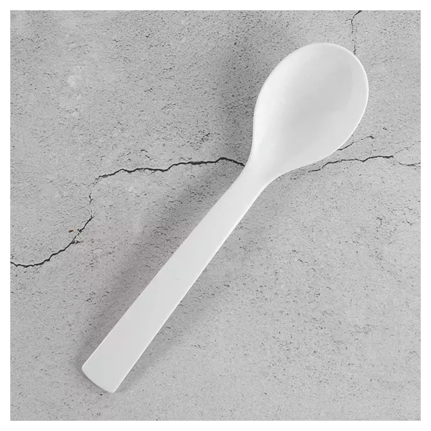 Cuiller salade petite blanc Plexi 24cm