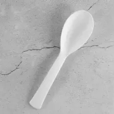 Cuiller salade grande blanc Plexi 24cm