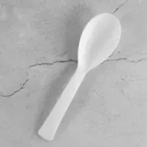 Cuiller salade grande blanc Plexi 24cm