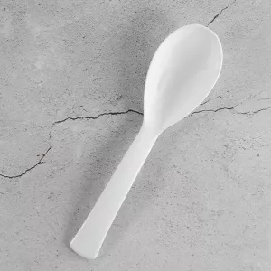 Cuiller salade grande blanc Plexi 24cm