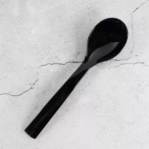 Cuiller salade petite noir Plexi 24cm