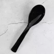 Cuiller salade grande noir Plexi 24cm