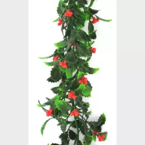 Guirlande houx 180cm