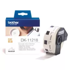 Etiquette adresse ronde 24mm papier Brother DK11218