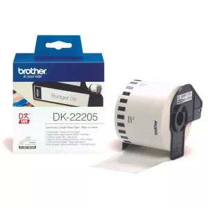 Etiquette continue 62mm 30,48m papier Brother DK22205