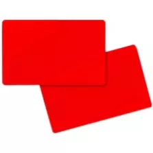PVC cartes de prix Blanco rouge Zebra 54x85mm
