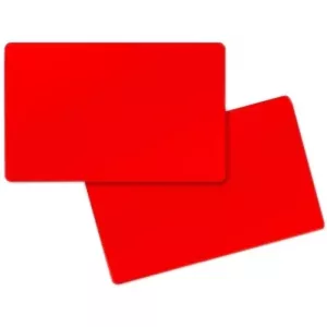PVC cartes de prix Blanco rouge Zebra 54x85mm