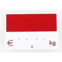 Etiquette sans pic 9x6cm KG bordeaux 008