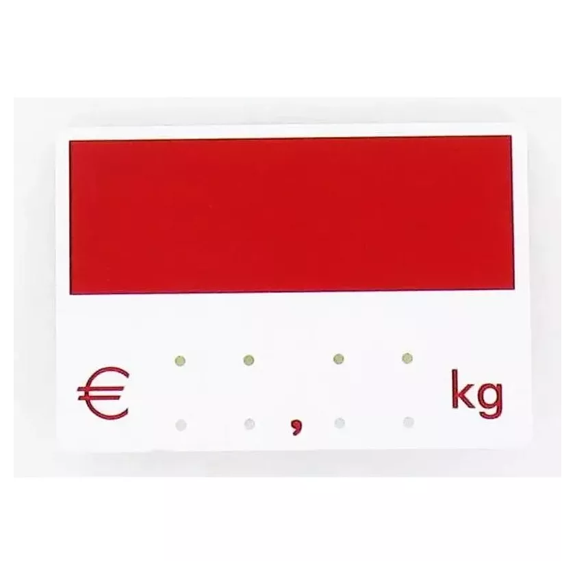 Etiquette sans pic 9x6cm KG bordeaux 008