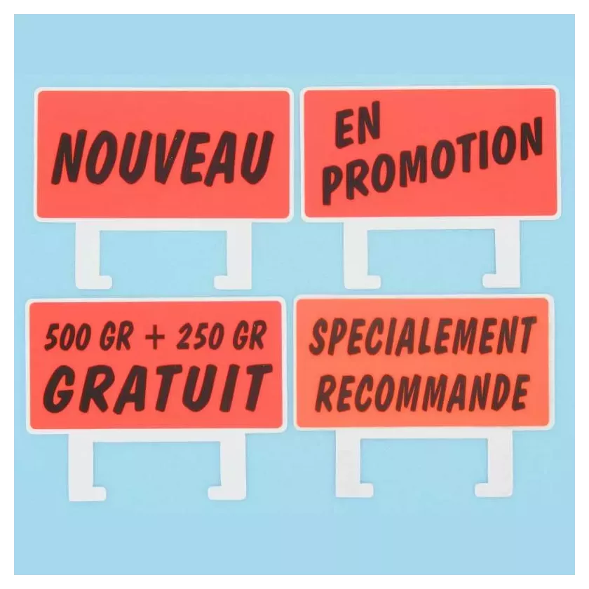 Promoclip 2P 4+4 gratuit 2 pieds