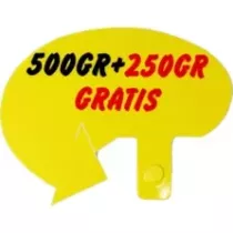 Promoclip B1 500g+250g gratis jaune