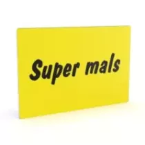 Promoclip s-pic super mals jaune