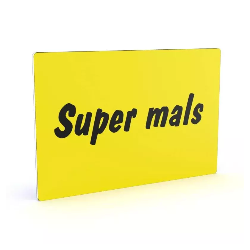 Promoclip s-pic super mals jaune