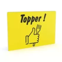 Promoclip s-pic topper jaune