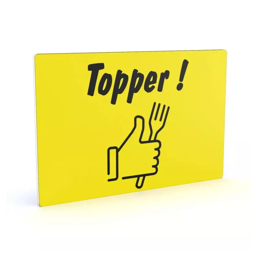 Promoclip s-pic topper jaune