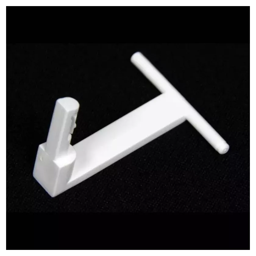 Pied de pose blanc FT301 longueur 38mm