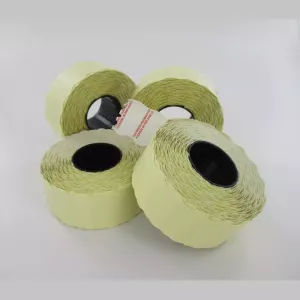 Etiquette pour etiqueteuse 26x12mm DDM 1 ligne blanc perfore Blitz San Mark
