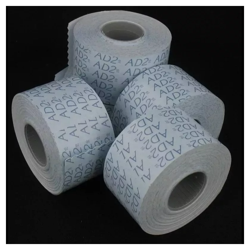 Etiquette pour etiqueteuse 37x28mm 3 lignes blanc rouleau 700 pieces