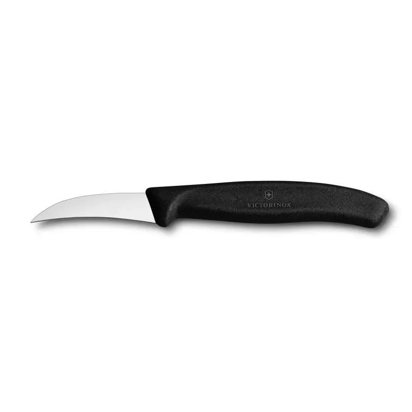Couteau eplucheur 6.7503 courbe noir Victorinox