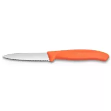 Couteau legumes dente 8cm orange Victorinox - 6.7636