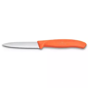 Couteau legumes dente 8cm orange Victorinox - 6.7636