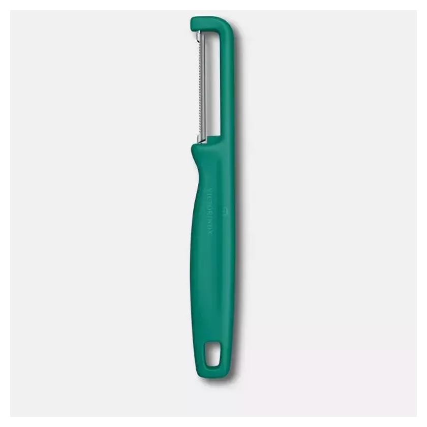 Eplucheur double 7.6075 vert Victorinox dentele droit