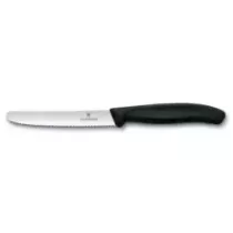 COUTEAU A TOMATES 11cm noir Victorinox - 6.7833
