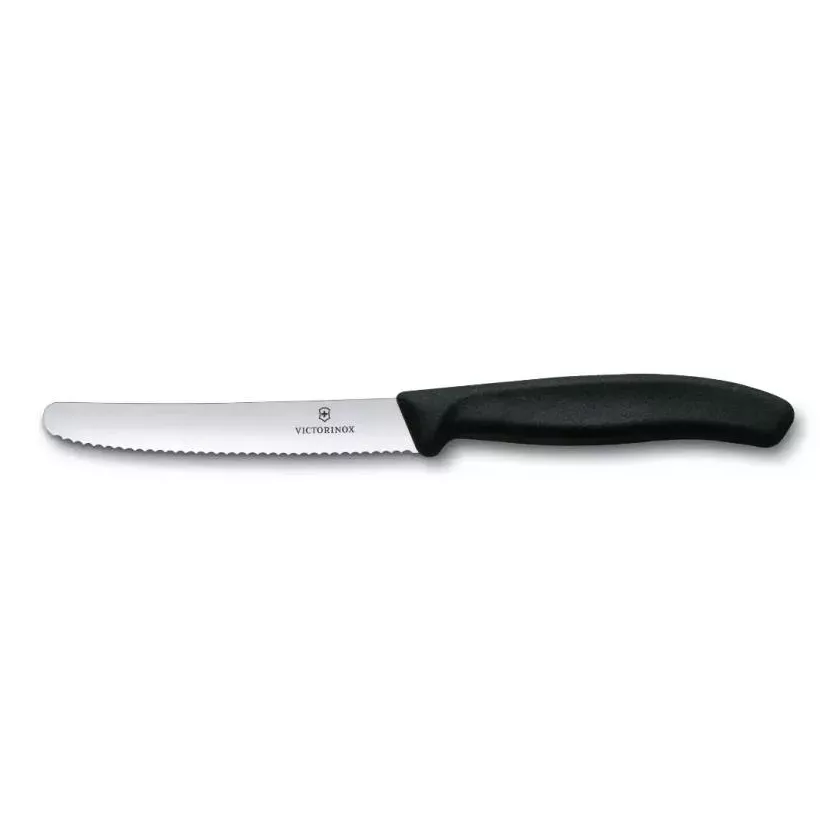 COUTEAU A TOMATES 11cm noir Victorinox - 6.7833