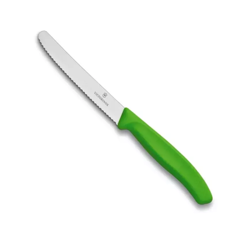 COUTEAU A TOMATES 11cm vert Victorinox - 6.7836