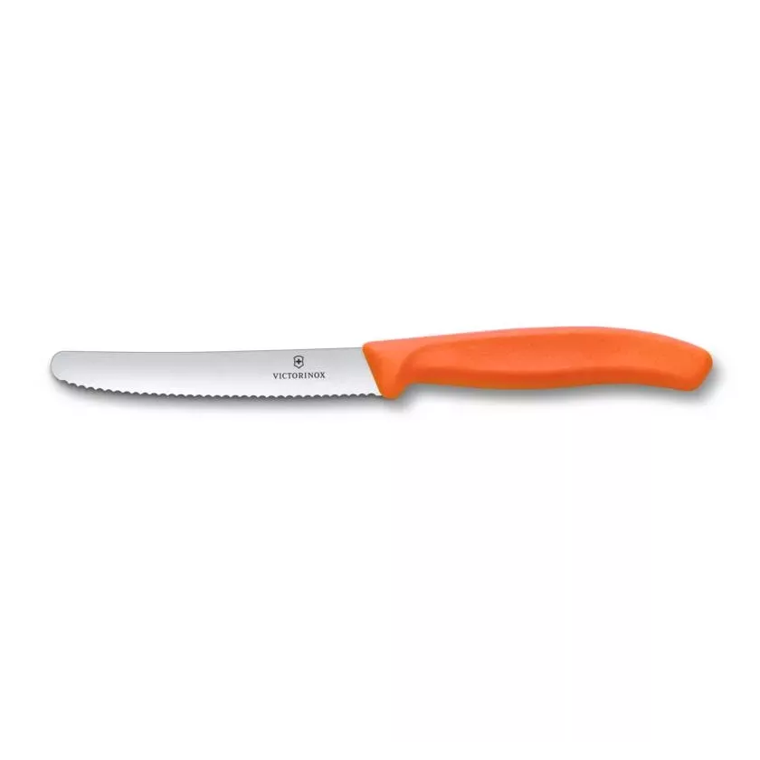 COUTEAU A TOMATES 11cm orange Victorinox - 6.7836