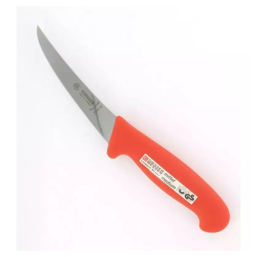 Couteau desosser 2505.13 rouge courbe Giesser