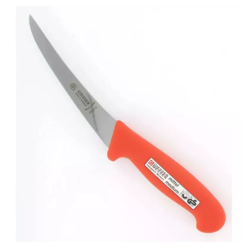 Couteau desosser 2505.15 rouge courbe Giesser