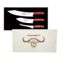 Set of 3 Red Diamond PremiumCut Giesser 1999.3