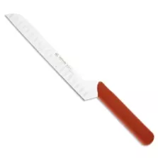 Couteau fromage brie 20cm 9605WW rouge avec brisure petits trous Giesser