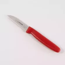 Couteau eplucheur 8cm rouge Giesser presentoir de recharge