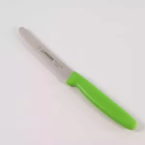 COUTEAU A TOMATES 11cm vert Giesser - présentoir de recharge