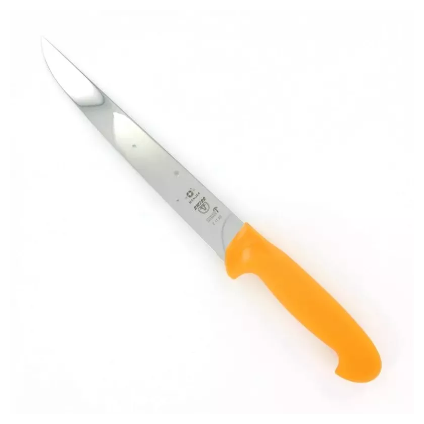 Couteau saigner large 5.8411.22 jaune Swibo