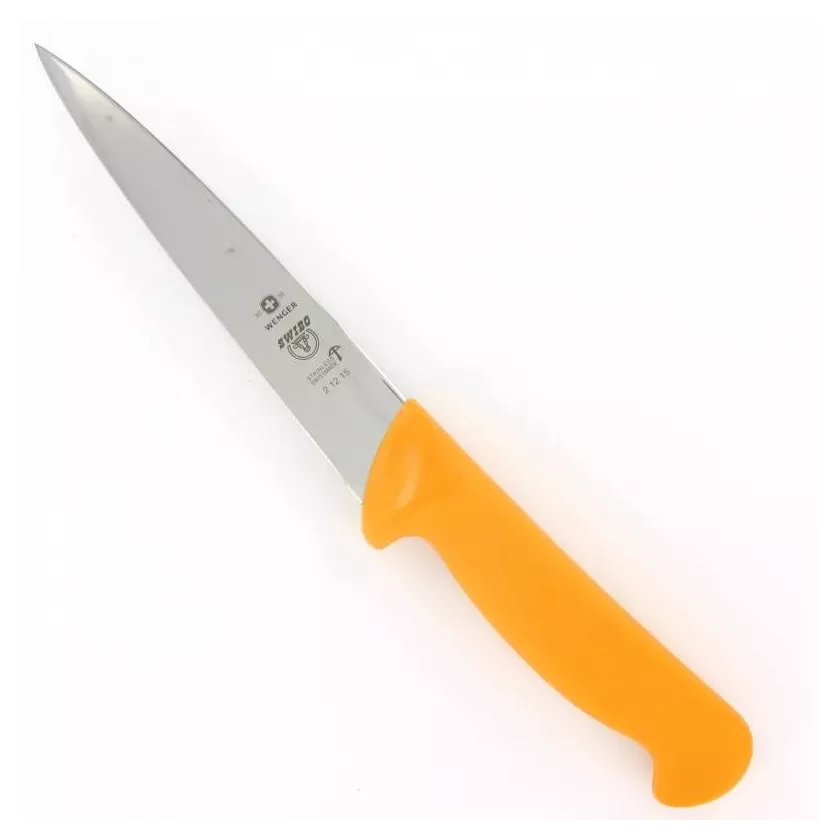 Couteau saigner 5.8412-15 jaune Swibo Victorinox