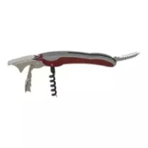 Couteau sommelier avec tire-bouchon 12cm manche antiderapant