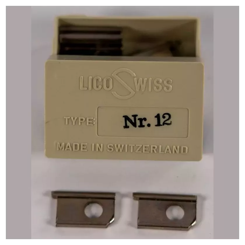 Lames de rechange Lico type 12 boite 9 pieces