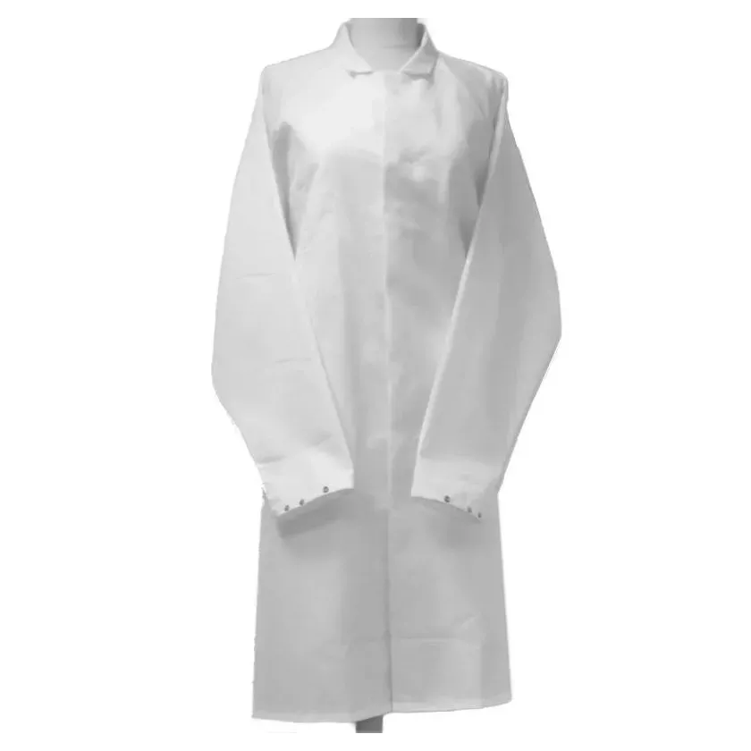 Cache-poussiere long taille 48 blanc small