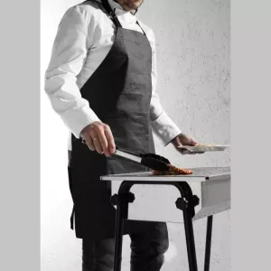Tablier barbecue 81x66cm coton revetement ignifuge