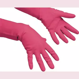 Gants multipurpose S rouge Vileda par 10 paires