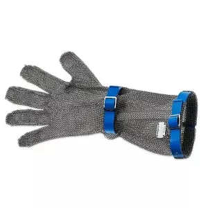 Gant protection Euroflex 5 doigts poignet 15cm bleu L